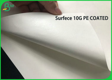 10G PE cubrió las bobinas blancas del papel de 80G Kraft para hacer el bolso para llevar disponible