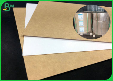 tablero de papel revestido de Kraft de la pulpa de la Virgen de 325gsm 360gsm 31 x 43inches para la fiambrera