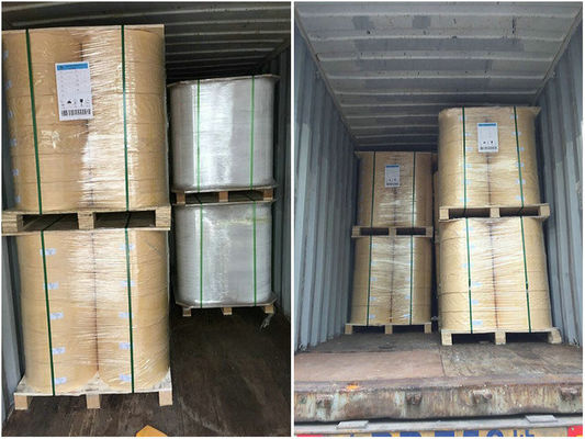 40gsm 60gsm PE impermeable a la grasa cubrió el rollo de papel para el acondicionamiento de los alimentos