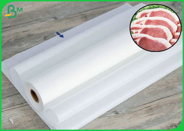 rollo blanco del papel de embalaje del carnicero de MG del color de 30gr 40gr para la carne
