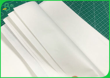 Virgen de papel blanca de Kraft 70g 100g de la comida del saco grueso de papel del arte 600M M Rolls