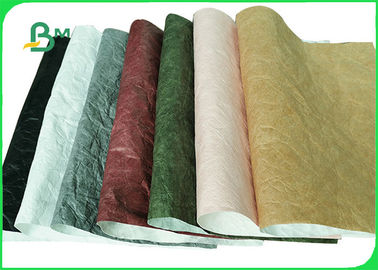 Papel de tejido colorado laminado de PU para bolsas de compras