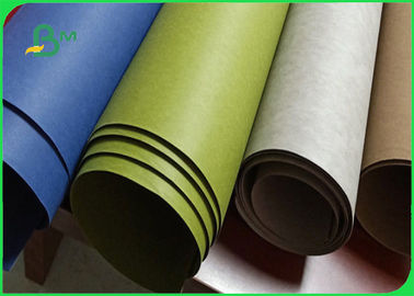 Tela de papel colorida 0.55M M reciclable de 0.3M M Kraft para los bolsos de compras