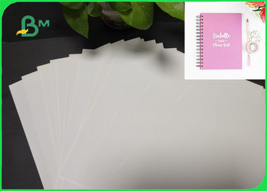 Eco - papel de piedra revestido blanco amistoso de 120um 140um para la prenda impermeable del cuaderno