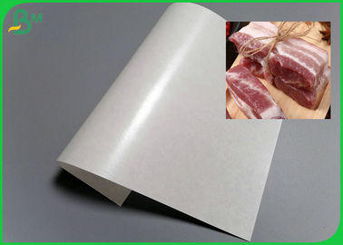 La categoría alimenticia cubrió un rollo blanco lateral 30gr 40gr del papel del PE MG para el embalaje de la carne fresca
