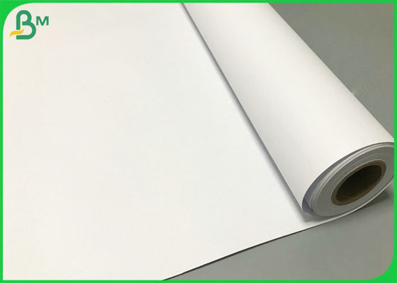 Rollo blanco del papel de trazador del llano 20LB cad del tamaño de A0 A1 para la impresión del chorro de tinta