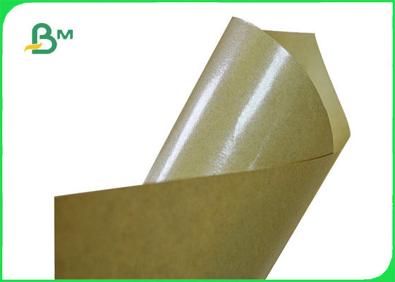 70gsm 80gsm + 10g PE cubrió el papel de Brown Kraft para la prenda impermeable del bolso del bocado
