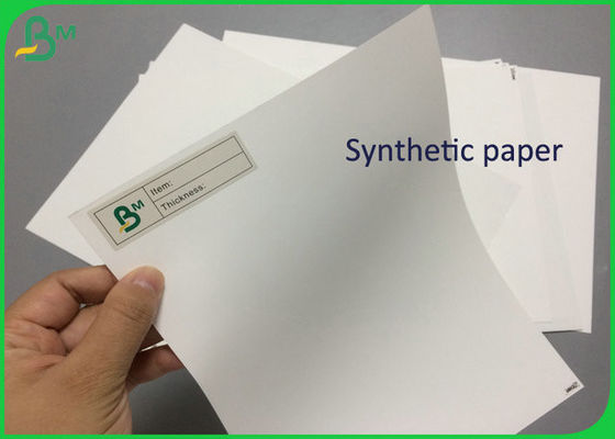 Papel sintético del ANIMAL DOMÉSTICO desgarrable no- 130um de la impresión con la impresora laser