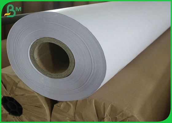 50&quot; x los 50m 2&quot; garantía del chorro de tinta de la base 20lb cad Rolls sin recubrimiento