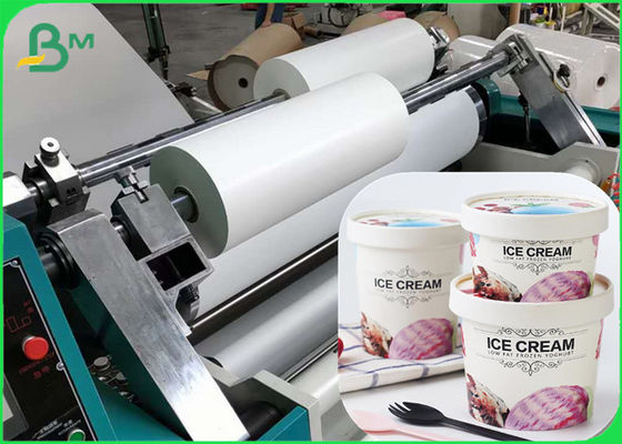 250gsm + 20g PE cubrieron el tablero de papel de Kraft de la prenda impermeable para el cuenco del helado