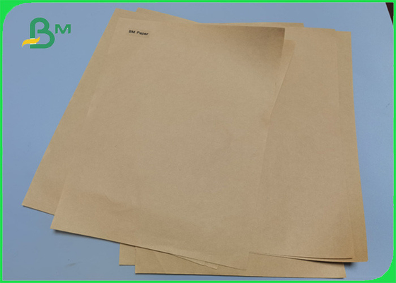 Rollos de papel marrones semi extensibles fuertes de la calidad 90gsm Kraft para los bolsos del cemento