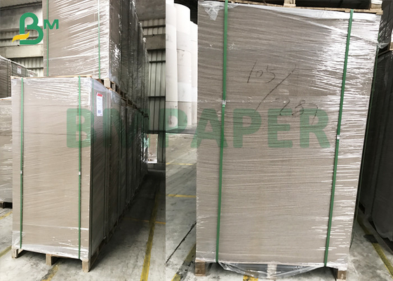 700gsm reciclado el 100% Gray Cardboard Sheet Good Stiffness 1.12m m grueso