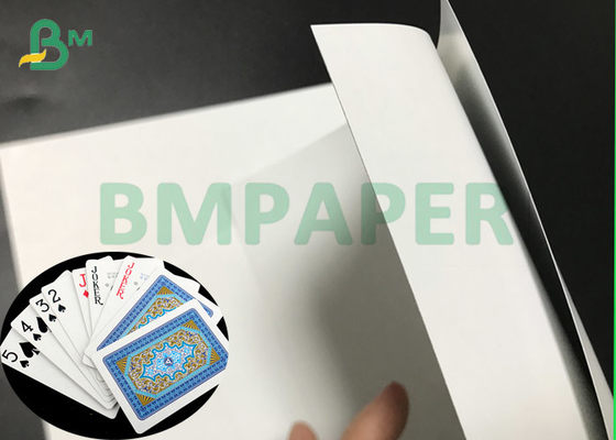 Tablero azul de papel del naipe del lustre de la base 250gsm 300gsm C2S para el papel del póker