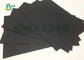 tablero de papel negro sólido sin recubrimiento de 250gsm 300gsm 350gsm 31inch para las cajas del paquete