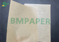 Rollo de papel de papel natural de embalaje del bocadillo de Kraft con un brillante lateral