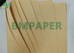 papel de Kraft de alta resistencia de papel sin recubrimiento de la fuerza de 70grs 80grs Brown Kraft para la cinta
