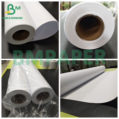 Pulpa de madera virgen CAD 80gm Trazador de inyección de tinta de papel copiador láser 20Lb 24 pulgadas 150 pies