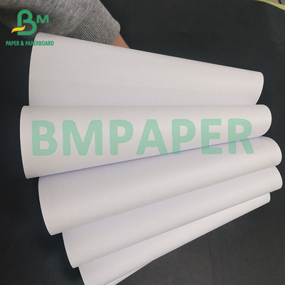 Pulpa de madera virgen CAD 80gm Trazador de inyección de tinta de papel copiador láser 20Lb 24 pulgadas 150 pies