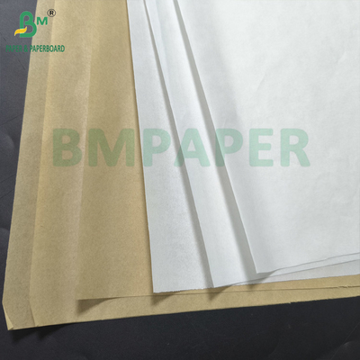 Papel para pasteles con forro blanco marrón