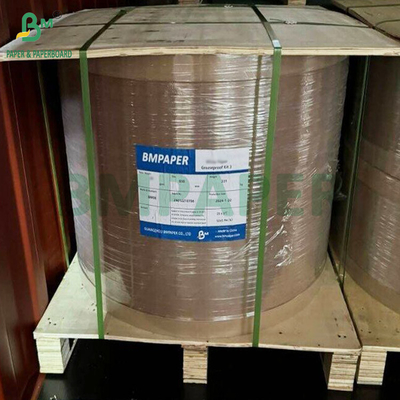 Papel a prueba de grasa de 34gm y 40gm Kraft Brown Sandwich Hojas de envoltura de tamaño personalizado