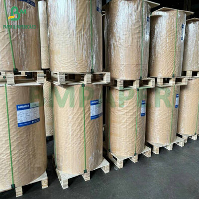 Papel blanco a prueba de grasa de 38 gm 40 gm para alimentos fritos con envoltura de 106 cm