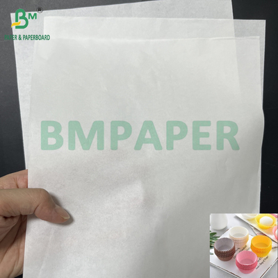 Proof de aceite suave 38 60 GSM White Cupcake Papel de revestimiento Hojas Kit 3 Kit 5