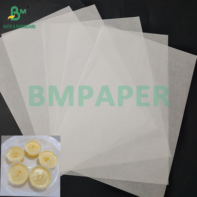 Grado alimenticio Papel inodoro, resistente a la grasa, blanco, colorido, para pasteles