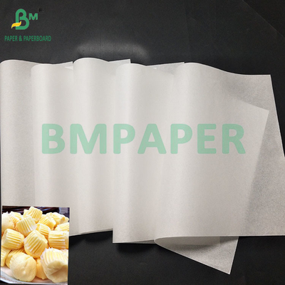 Grado alimenticio Papel inodoro, resistente a la grasa, blanco, colorido, para pasteles