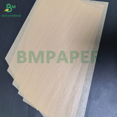 Papel de hornear recubierto de silicona de 40 g Papel natural Kraft Deli a prueba de grasa