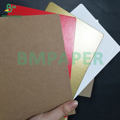 1.5MM de alta rigidez brillante de colores laminados de cartón gris para cajas de regalos