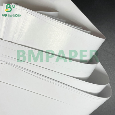 80g 90g Superficie lisa de lado único Papel de arte C1S brillante para impresión de etiquetas