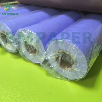 Papel de gráfico de un solo lado de color azul Plan de arquitectura Papel de dibujo Rollos