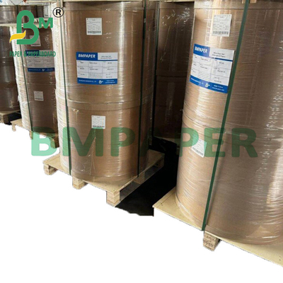 Papel de hornear a prueba de grasa de 30 a 60 gramos para vaporizar y envolver de color marrón