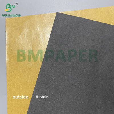 2 capas de frutas Mango Bolsa protectora Rollos de papel a prueba de agua Amarillo por fuera Negro por dentro
