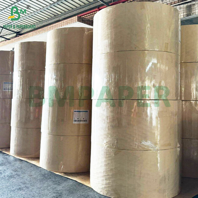 500 mm Alta resistencia 70 90 GSM Marrón Papel Kraft puro Rollo de paquete