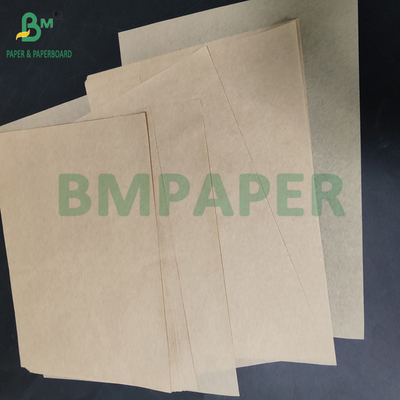 Papel de embalaje para sándwiches a prueba de grasa marrón de 35 gm 40 gm para cestas de alimentos 700 mm