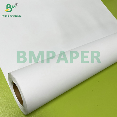 Ultra Blanco 20# Rollos de papel de fianza para gráfico CAD de gran formato 36 pulgadas x 500 pies