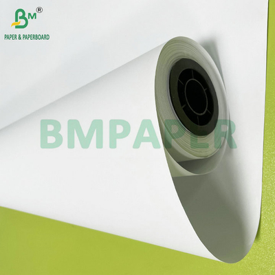 Ultra Blanco 20# Rollos de papel de fianza para gráfico CAD de gran formato 36 pulgadas x 500 pies