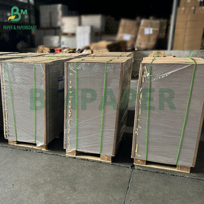 400 gm 450 gm cartón C1S Grigio de espalda de papel duplex Hojas de papel 65 x 45 cm