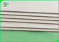 Papel de tablero gris a dos caras de papel grueso laminado de 1m m para las cubiertas del cuaderno