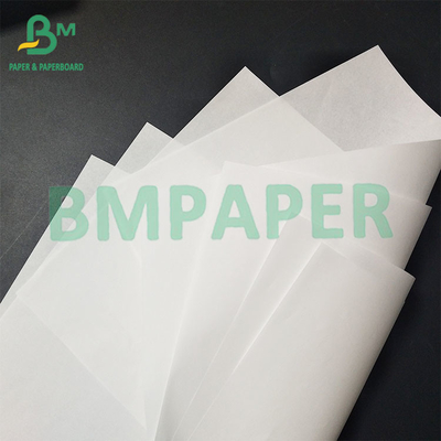 60gm de buena impresión Kit de papel blanco resistente a la grasa7 para embalaje de hamburguesas