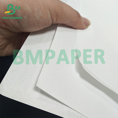 60gm de buena impresión Kit de papel blanco resistente a la grasa7 para embalaje de hamburguesas