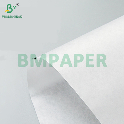 35GSM 40GSM MG Papel Kraft blanco para bolsas de comida rápida 715 mm Buena dureza