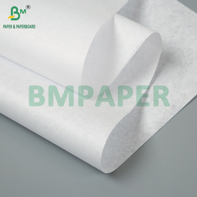 35GSM 40GSM MG Papel Kraft blanco para bolsas de comida rápida 715 mm Buena dureza