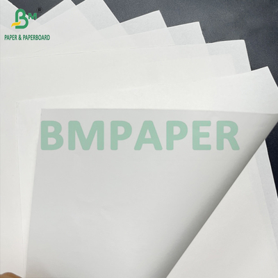 Grado de alimentos suaves 70 - 150 GSM Rollo de papel kraft blanqueado blanco de 15 pulgadas x 1000 pies