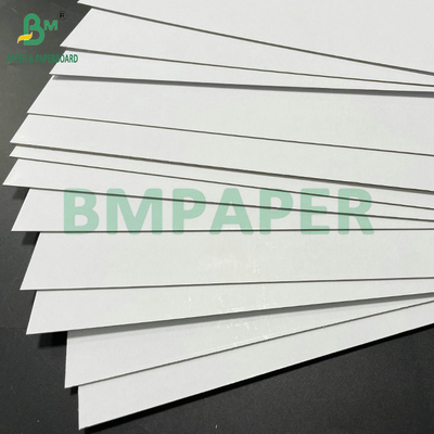 Buena rigidez 1 mm 2 mm de cartón laminado con ambos lados blanco gris medio