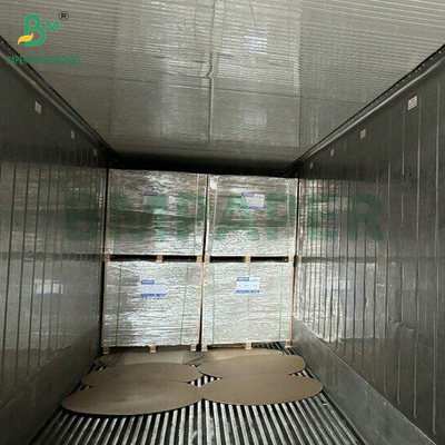 Buena rigidez 1 mm 2 mm de cartón laminado con ambos lados blanco gris medio
