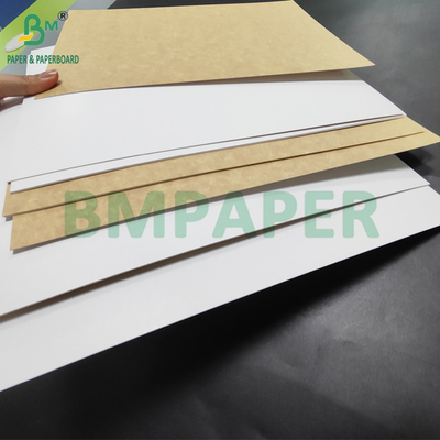 350 gramos CKB Papel de fondo de superficie blanca marrón Kraft para cajas de ensalada 25' x 38'