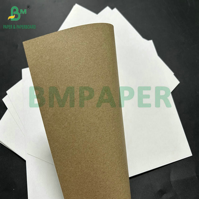 140 gramos 170 gramos Papel Kraft Blanco Revestido para el Reverso del Envase de Regalo Caja 70 x 100cm