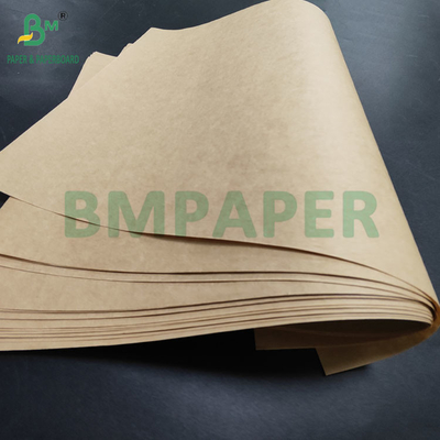 75gm 80gm Papel virgen marrón Kraft para bolsas de cemento Extensible 90cm